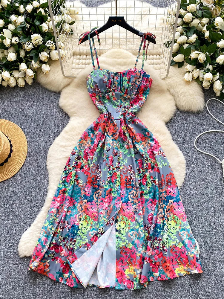 SINGREINY Vestidos Midi de Verano